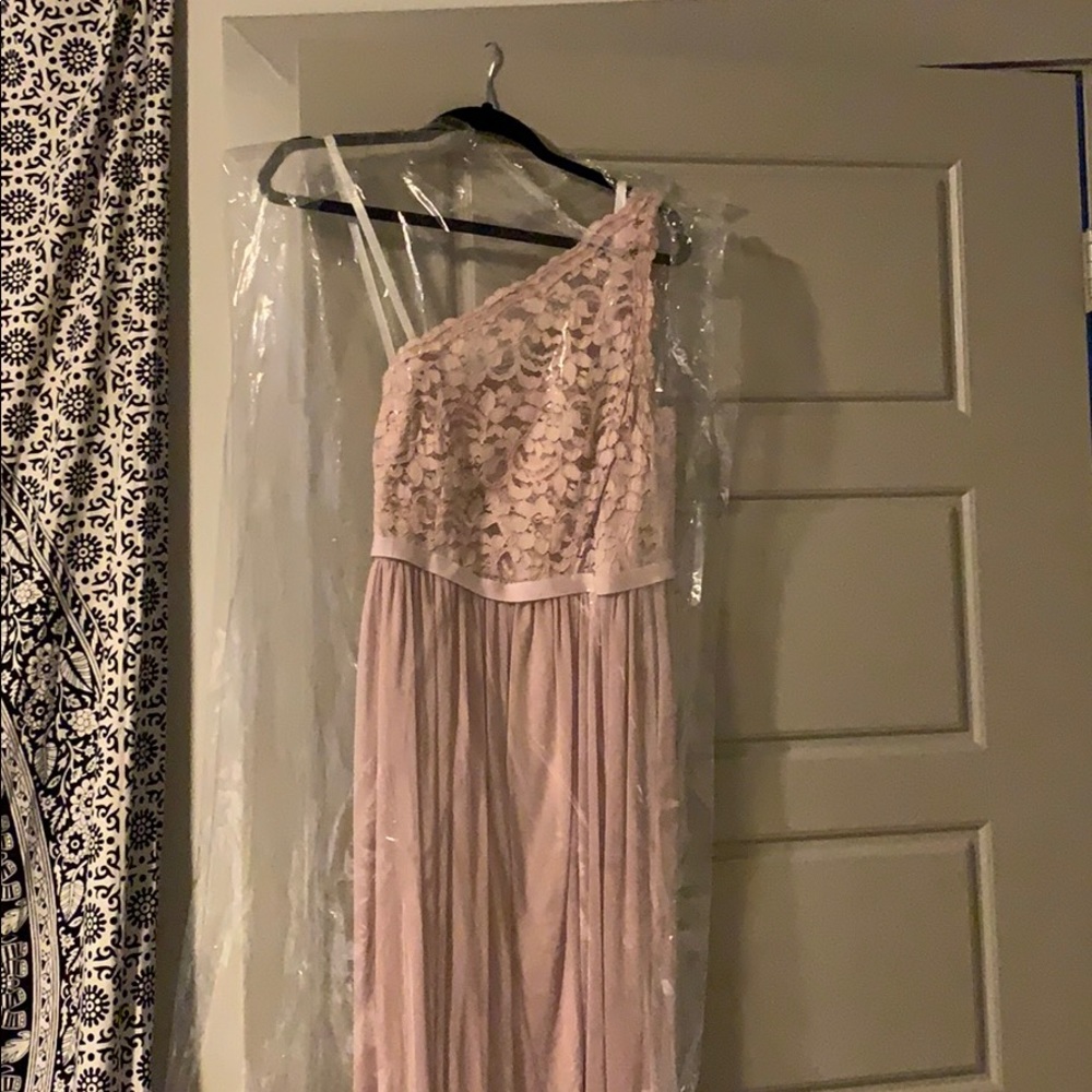 One shoulder formal dress